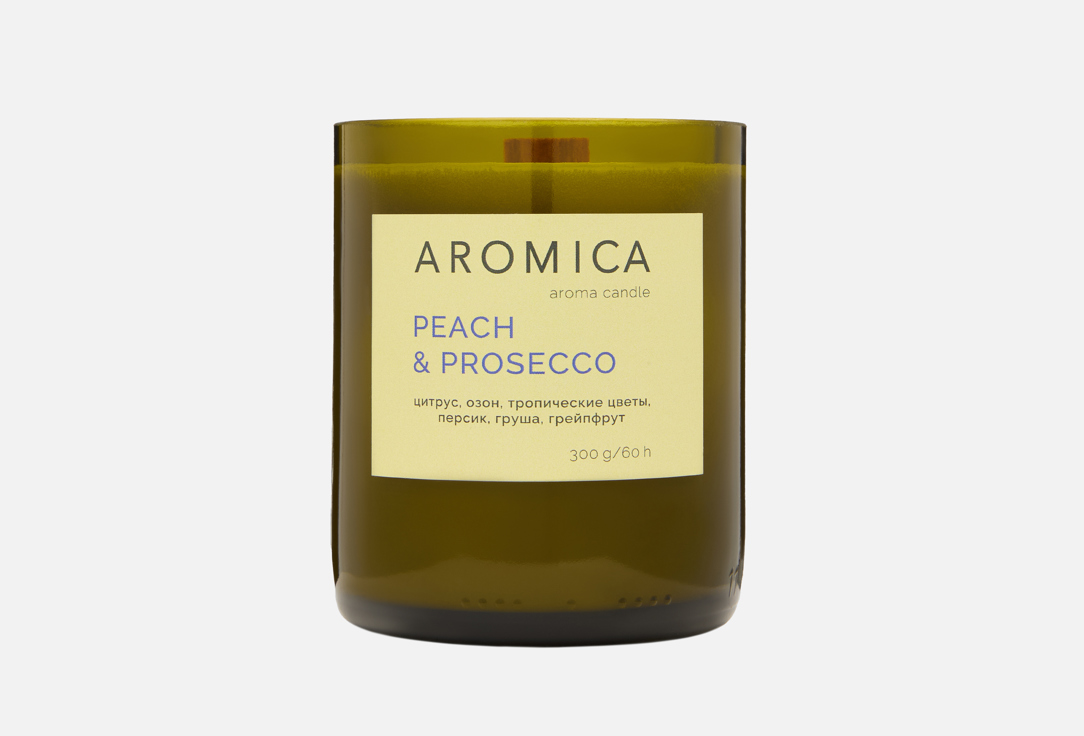 

Ароматичская свеча AROMICA, Peach & Prosecco 300 г