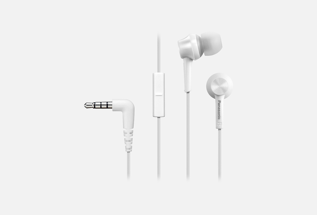 

Внутриканальные наушники-вкладыши PANASONIC, RP-TCM115GCW 1 шт