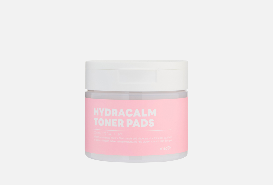 

Увлажняющие диски для лица MEDB, Hydracalm Toner 60 шт