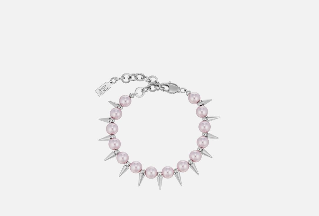 Изображение товара Браслет Kotlo Studio Punks Still Alive Silver-Pink