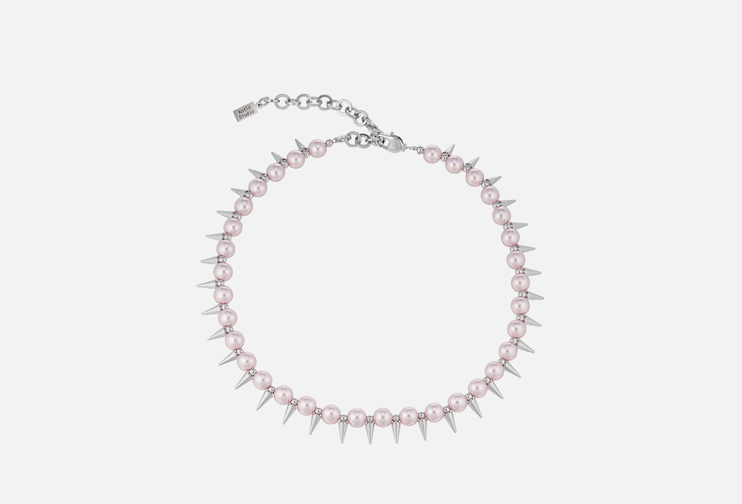 Изображение товара Колье Kotlo Studio Punks Still Alive Silver-Pink