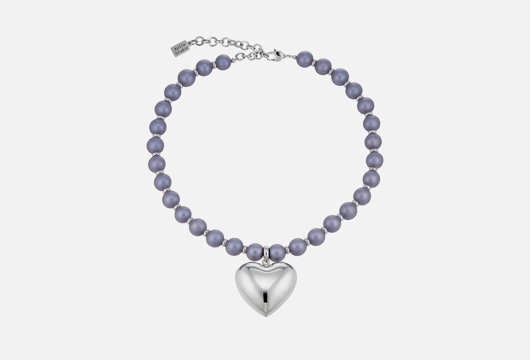 Изображение товара Колье Kotlo Studio Swanky Heart Silver-Purple