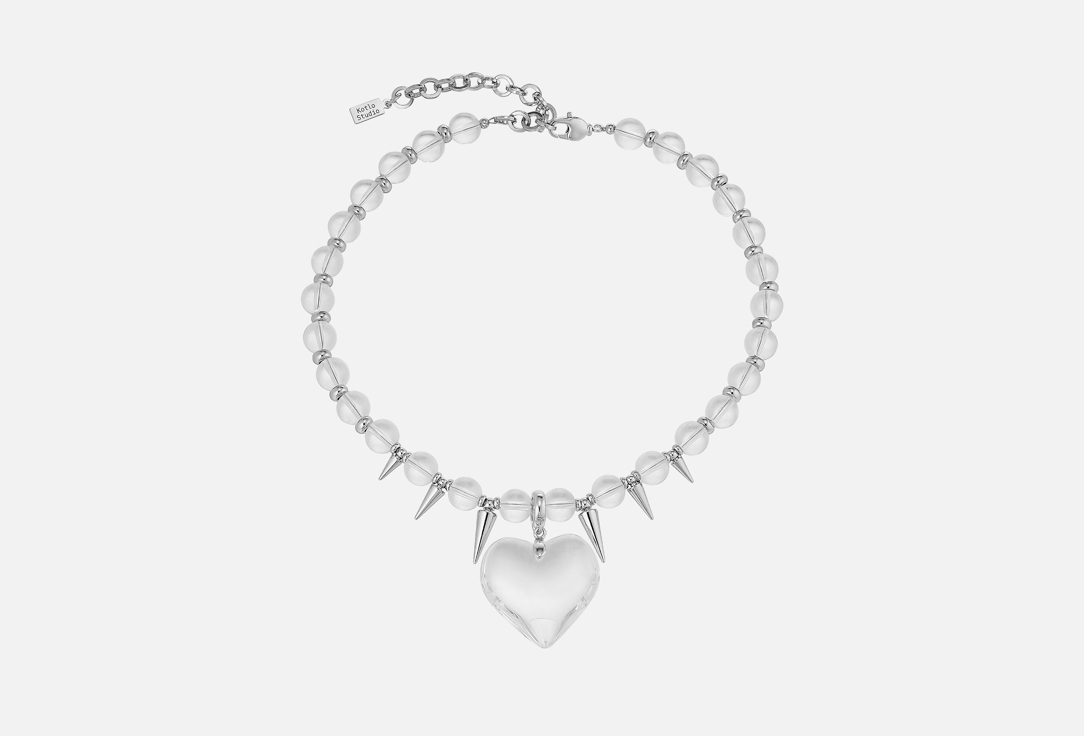 Изображение товара колье Kotlo Studio Broken Heart Silver-Clear