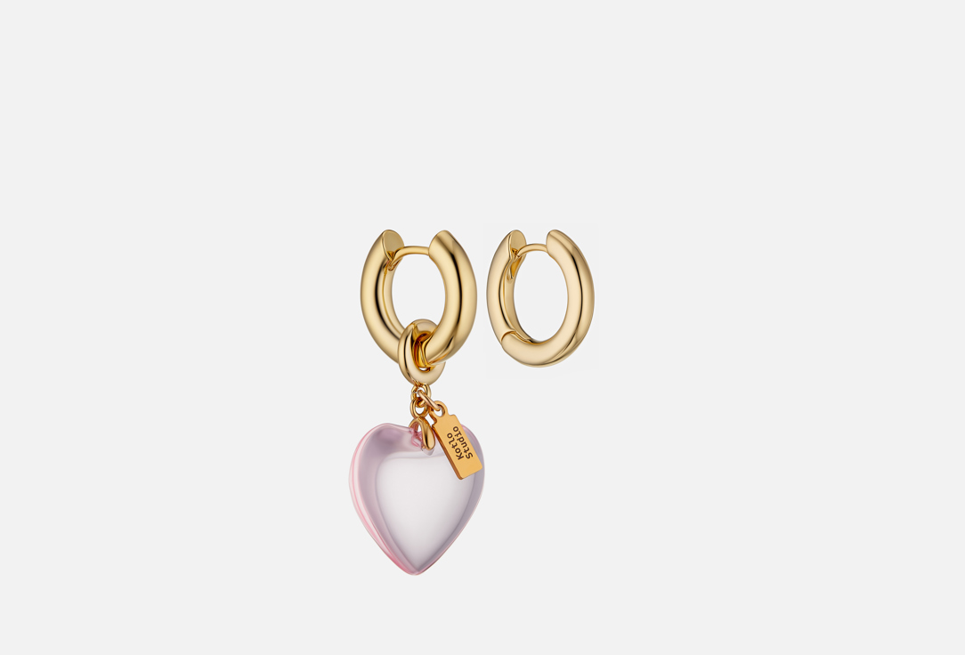 Изображение товара серьги Kotlo Studio Sweetheart Mini Gold-Pink
