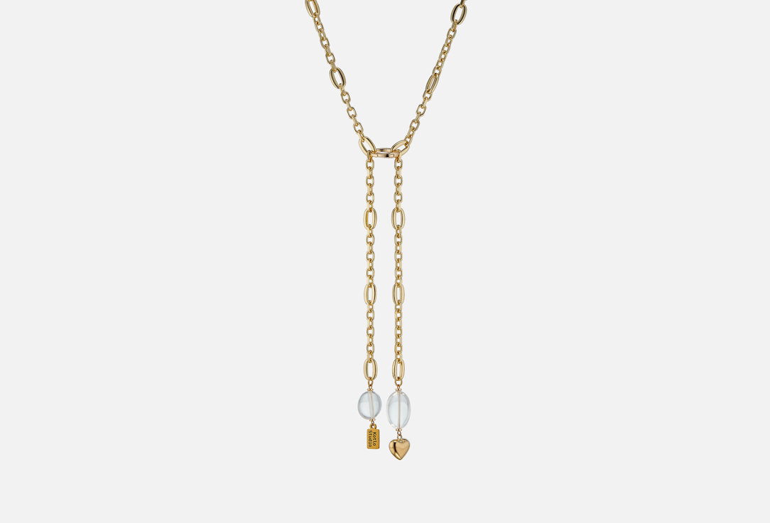 Изображение товара цепочка-трансформер Kotlo Studio Crystal Bubbles Gold-Clear