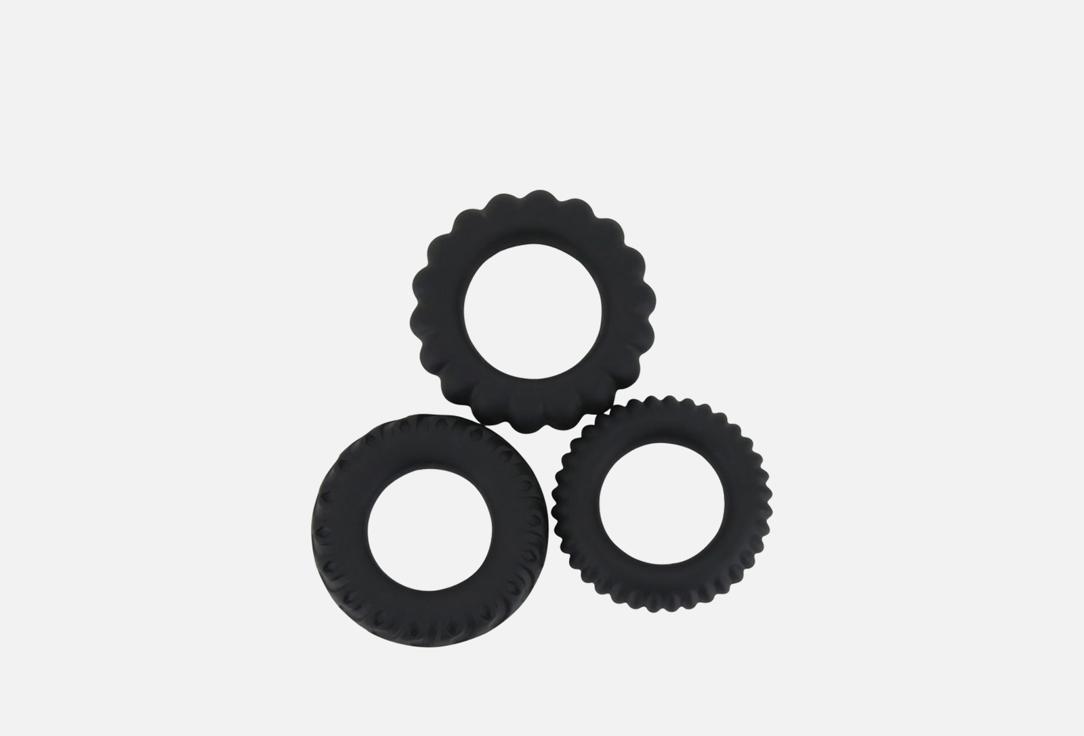 Изображение товара Набор эрекционных колец Baile Titan для мужчин профилактика преждевременной эякуляции