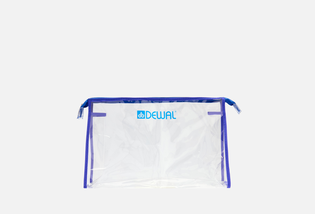 Изображение товара Косметичка Dewal Прозрачно-синяя