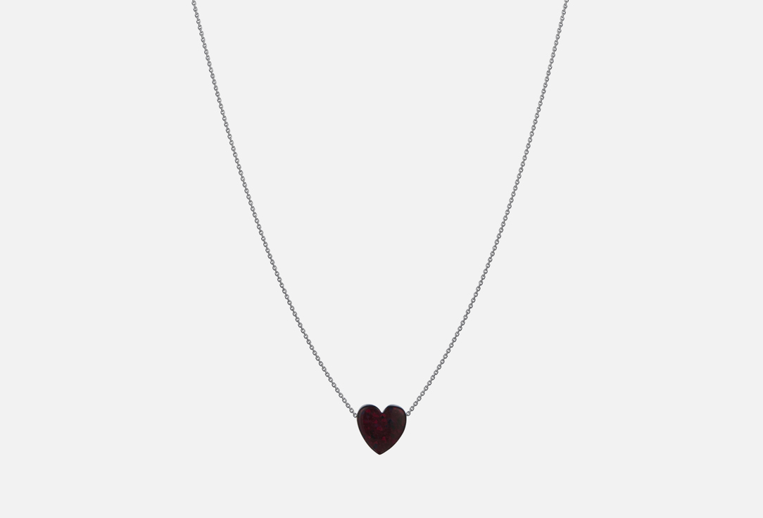 Изображение товара Серебряное колье Sky Jewells Heart Wine с опалом 45 см для женщин