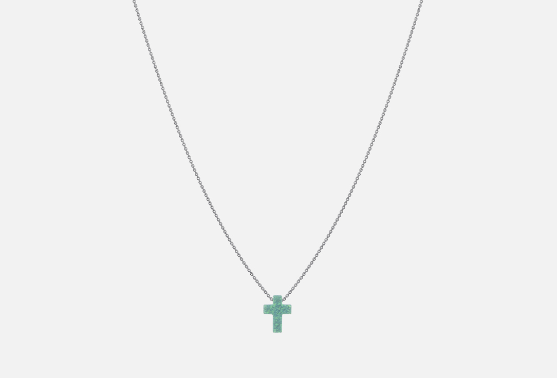 

колье серебряное SKY JEWELLS, Cross green 1 шт