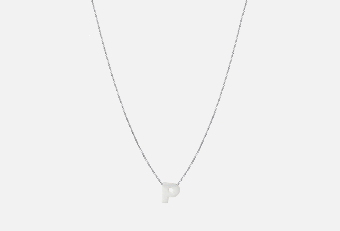 

колье серебряное SKY JEWELLS, Letter P white 1 шт