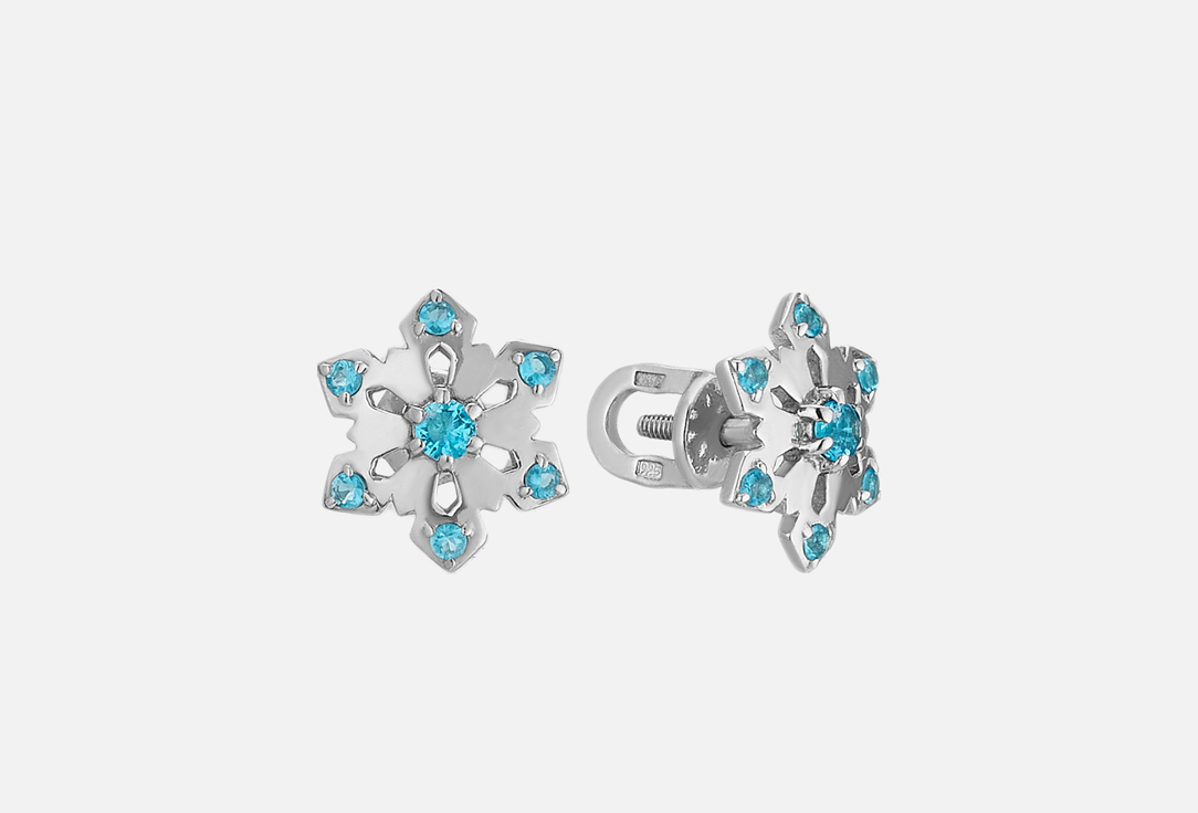 Изображение товара Серьги серебряные Pepela Jewelry Snowflake