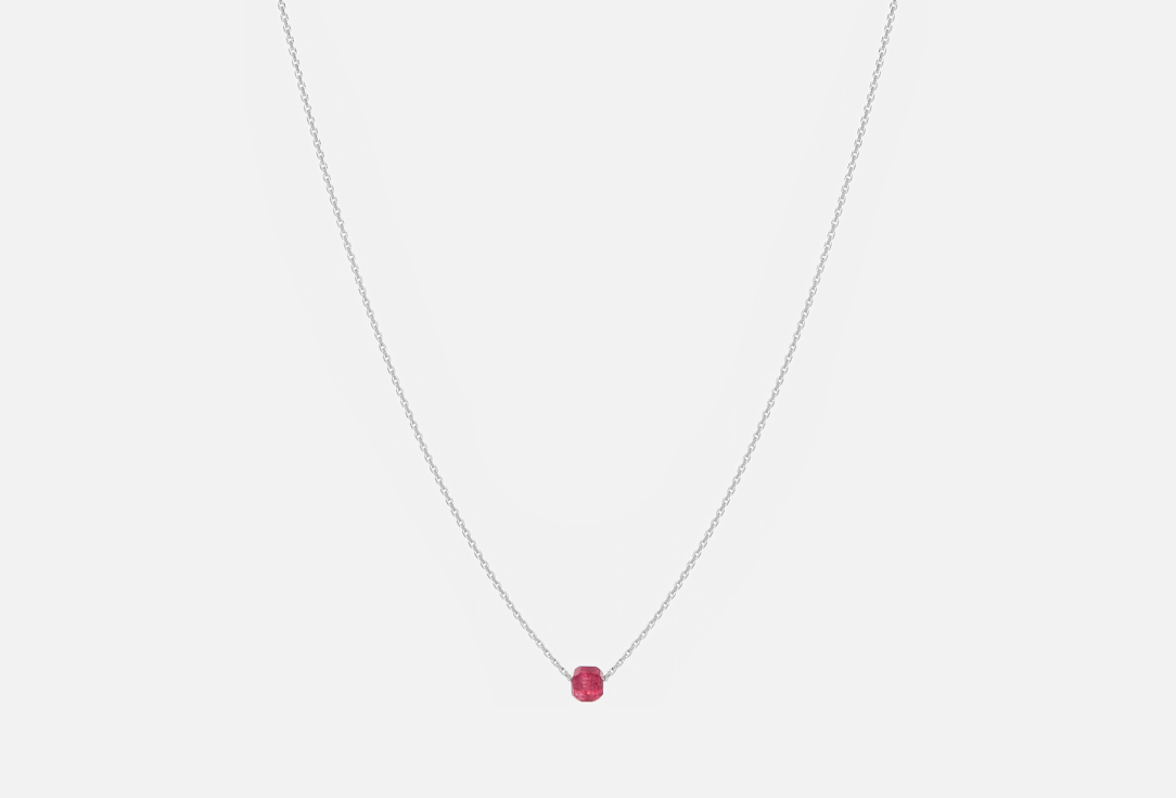 Изображение товара колье серебряное AVI JUVI pink-purple tourmaline