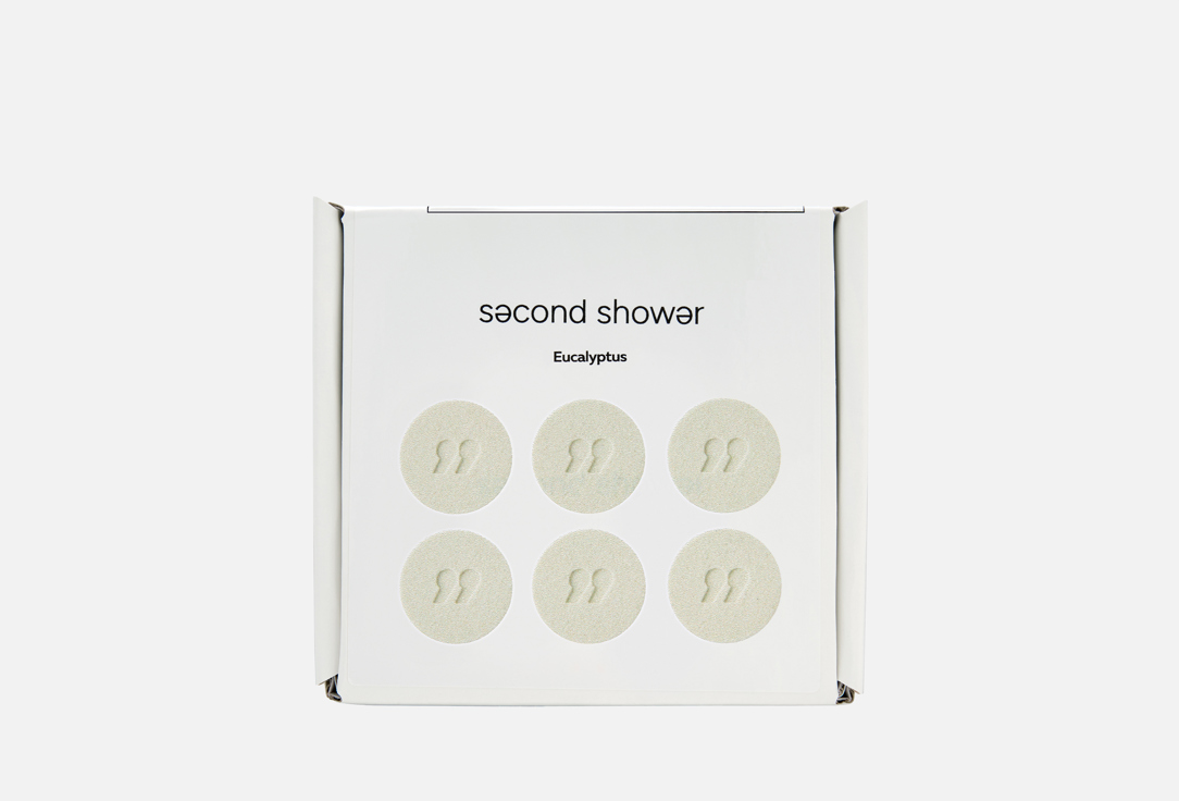 

Ароматические таблетки для душа SECOND SHOWER, Eucalyptus 6 шт