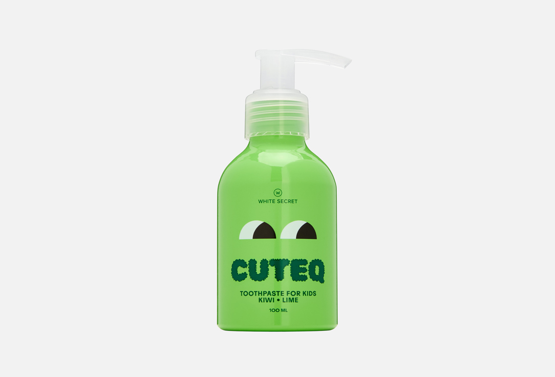

Детская зубная паста WHITE SECRET, Cuteq Kiwi-Lime 100 мл