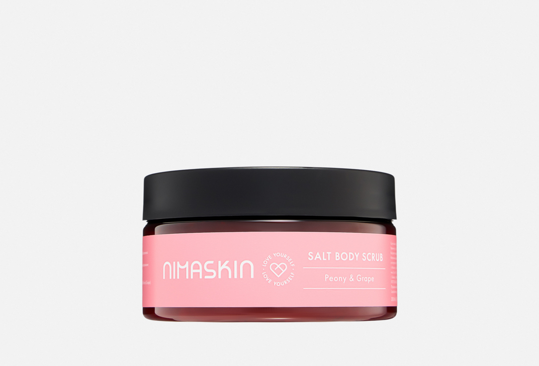 

Парфюмированный скраб для тела NIMASKIN, Peony & Grape 200 мл