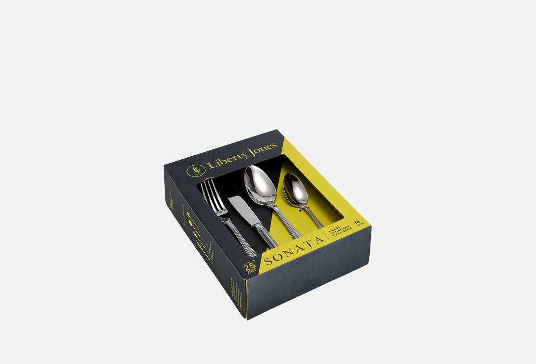 Изображение товара Набор столовых приборов Liberty Jones Sonata 16 предметов для 4 человек серебристый