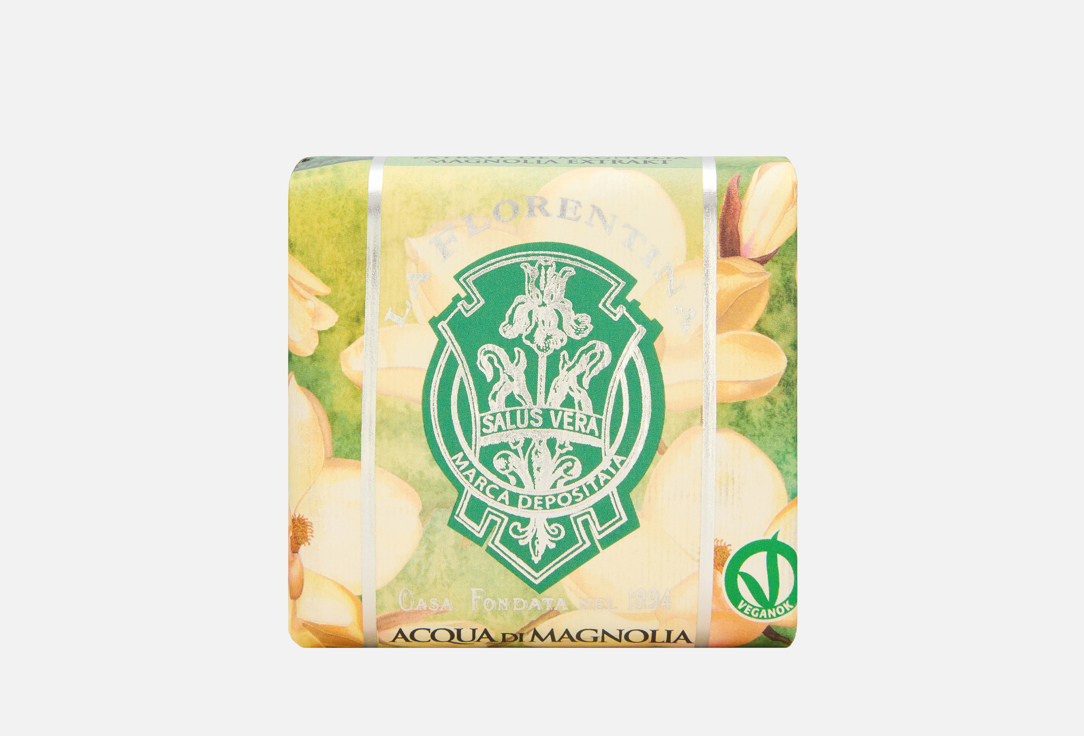 Изображение товара Твердое мыло LA FLORENTINA Fresh magnolia натуральное итальянское для всех типов кожи 106 г