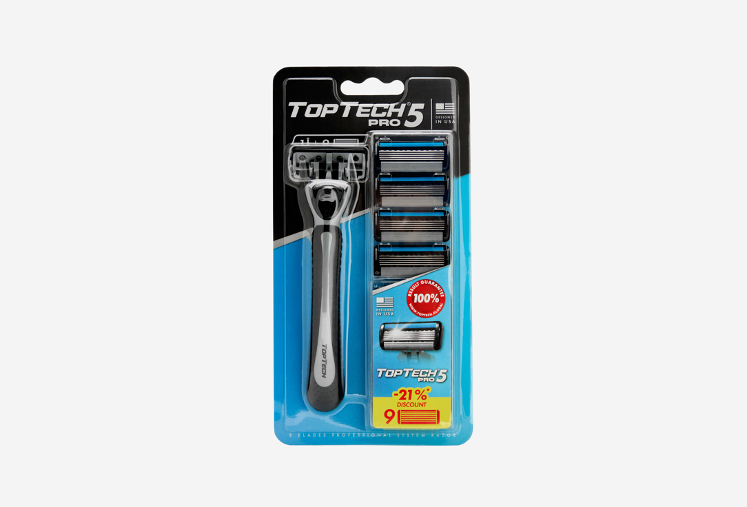Изображение товара Станок для бритья со сменными кассетами TOPTECH Pro 5