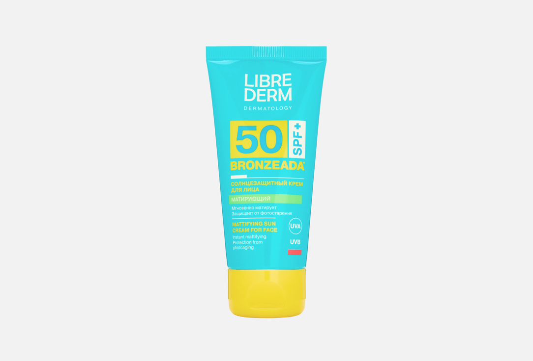 Изображение товара Солнцезащитный крем для лица SPF50 LIBREDERM BRONZEADA mattifying