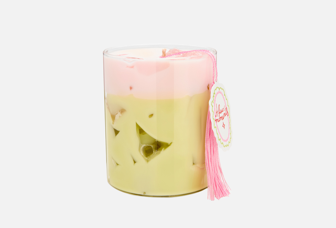 Изображение товара Ароматическая свеча We love so MATCHA с ароматом Манго и Кокосового Молока 400 г