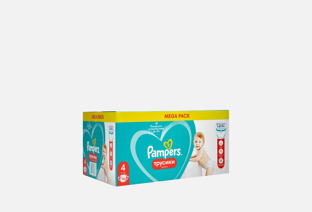 Изображение товара Подгузники-трусики с мягким пояском Pampers Premium Care size 4, 9-15 кг