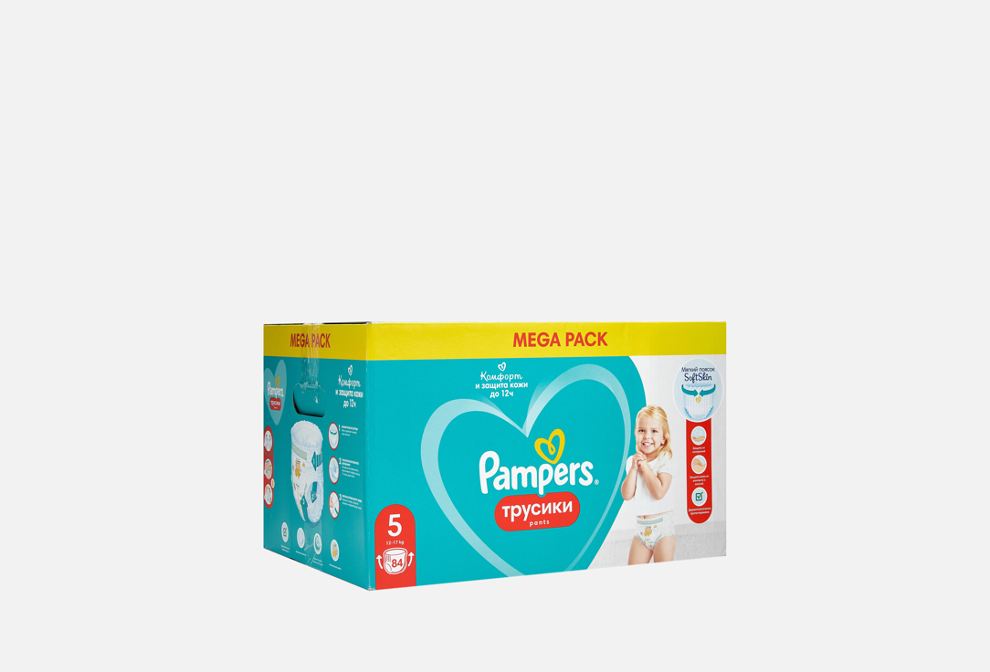 Изображение товара Подгузники-трусики с мягким пояском Pampers Premium Care size 5, 12-17 кг