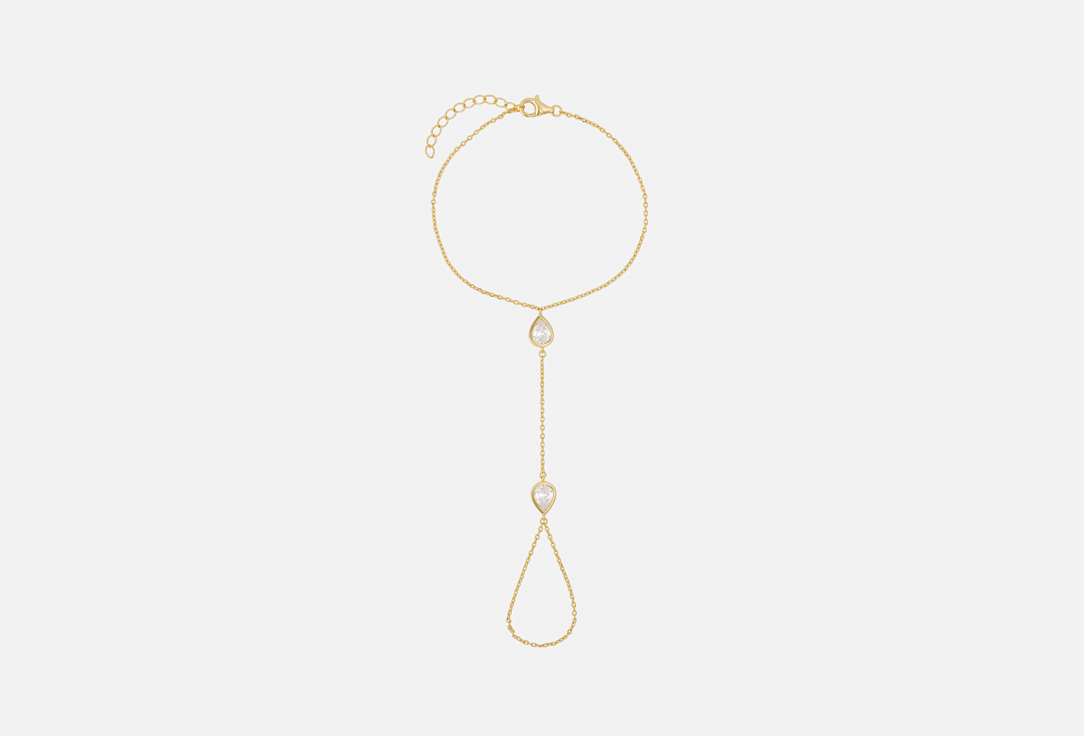 Слейв-браслет серебряный MENDEL Drop Gold Slave 1 шт