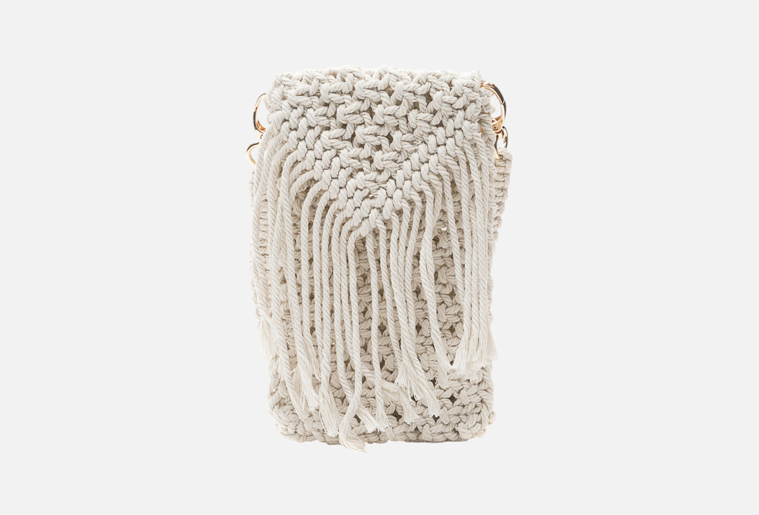 Изображение товара Сумка через плечо KEDDO из хлопка с плетением макраме