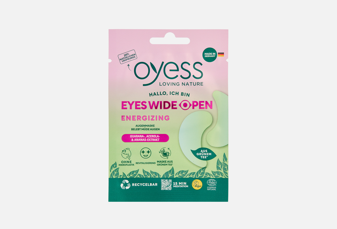 Изображение товара Патчи для глаз Oyess Loving Nature Eyes Wide Open Energizing 2 шт натуральный уход