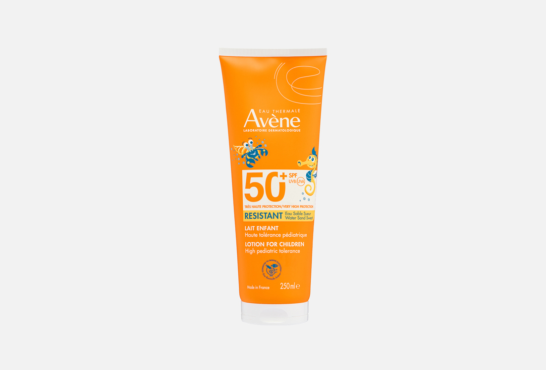 Изображение товара Детский солнцезащитный лосьон SPF 50+ AVENE 250 мл водостойкий для детей