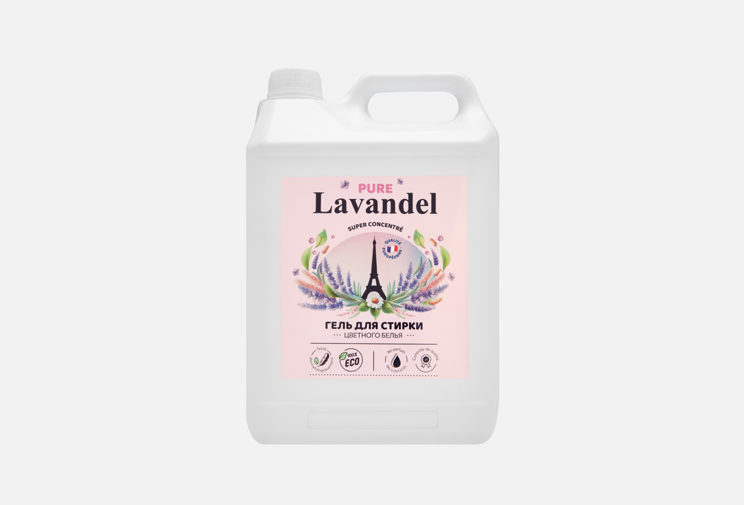 

Гель для стирки LAVANDEL, Pure, для цветного 5000 мл