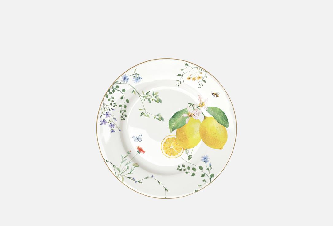 

Тарелка закусочная EASY LIFE, Принт, Цветы и лимоны, 19 см 19 см