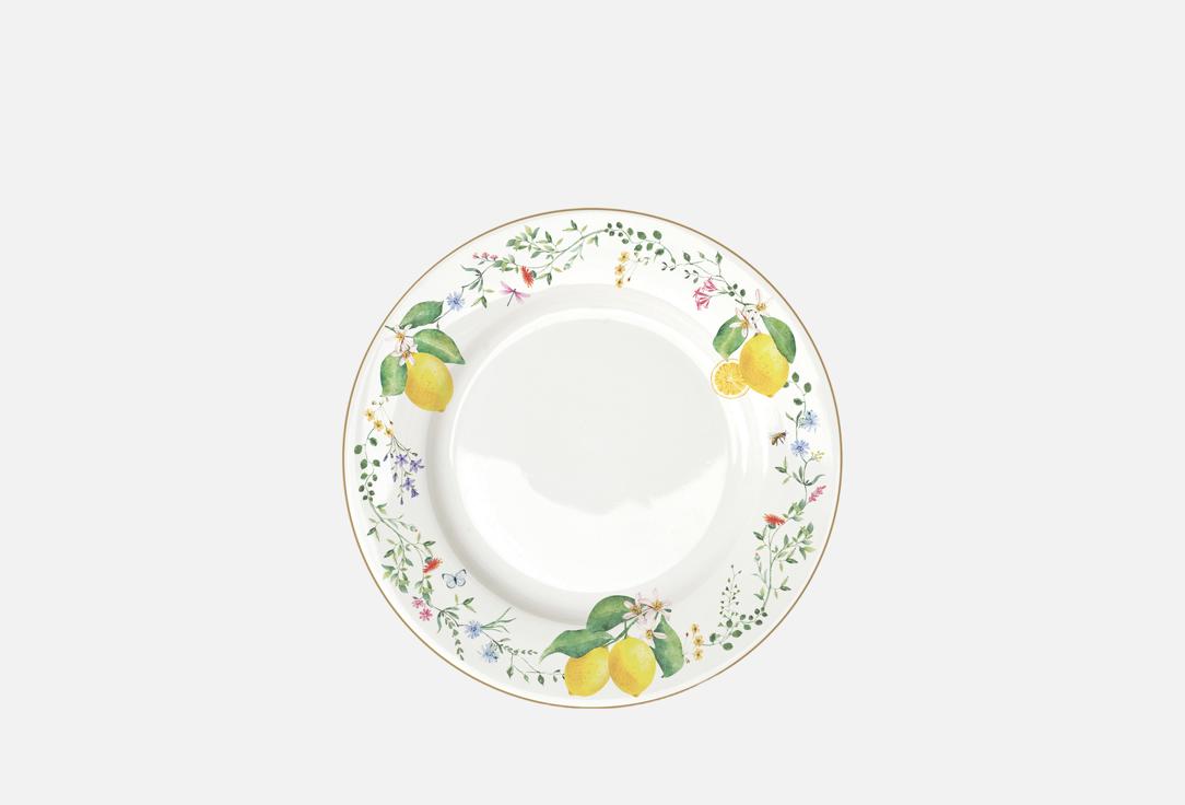 Изображение товара Тарелка обеденная Easy Life Цветы и лимоны, Fleurs et Citrons, 26,5 см