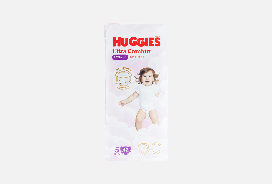 Изображение товара Подгузники-трусики для девочек Huggies Ultra Comfort 12-17 kg