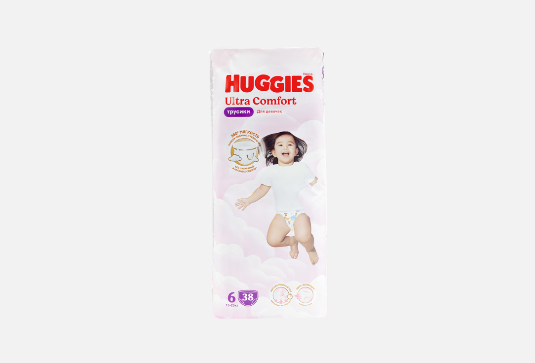 Изображение товара Подгузники-трусики для девочек Huggies Ultra Comfort 15-25 kg