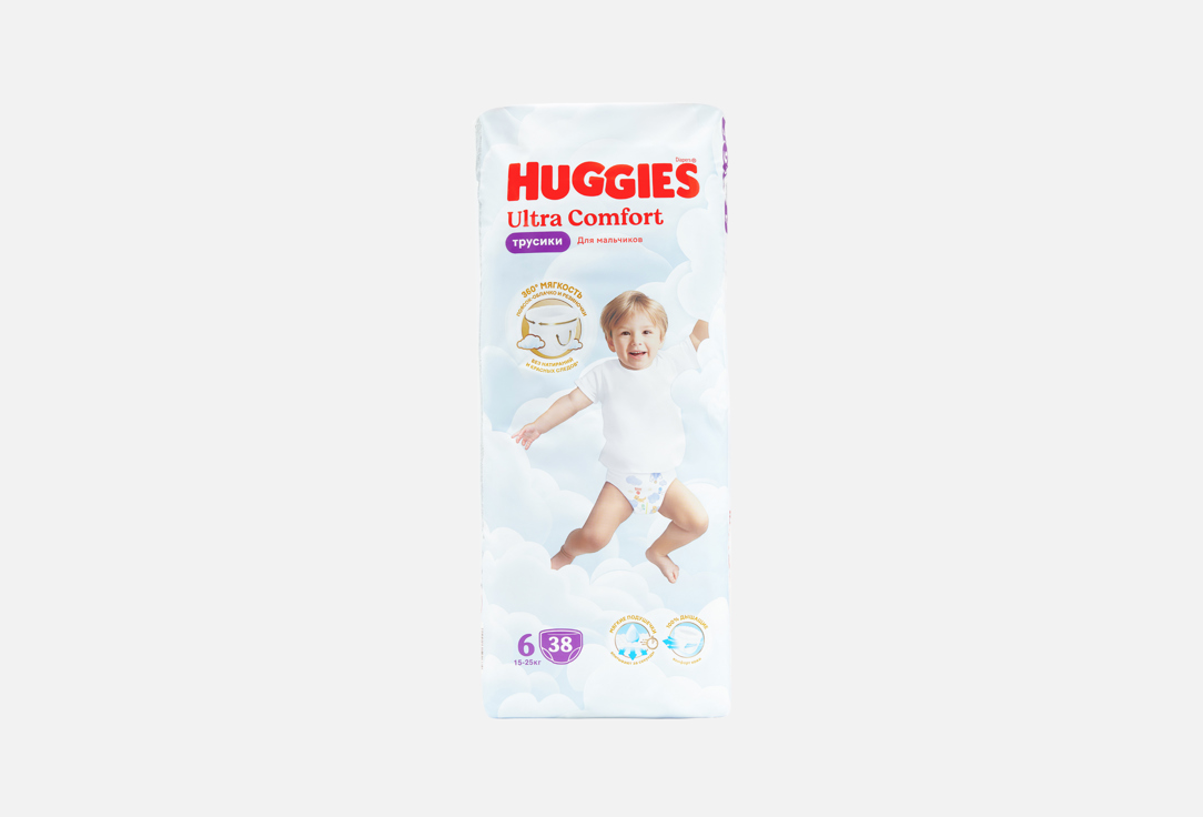 Изображение товара Подгузники-трусики для мальчиков Huggies Ultra Comfort 15-25 kg