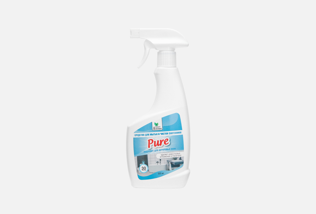 Изображение товара Средство для мытья и чистки сантехники Clean&Green Pure