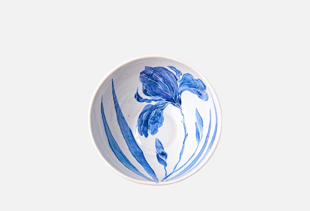 Изображение товара Глубокая тарелка Odaryadarya Ирисы - керамика 450 мл