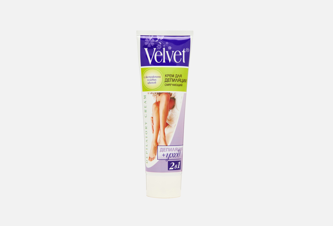 Изображение товара крем для депиляции VELVET 2in1 softening with wildflower extract