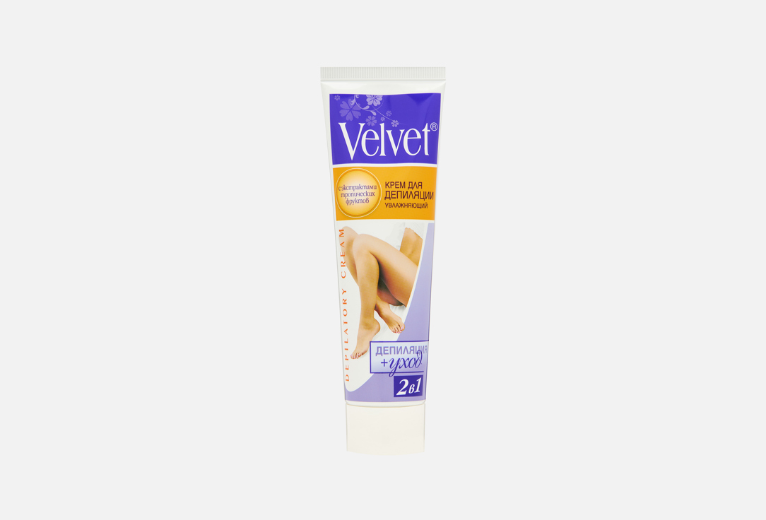 Изображение товара крем для депиляции VELVET 2in1 moisturizing with tropical fruit extract