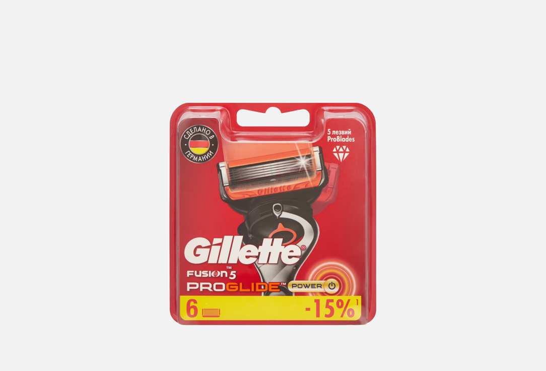 Изображение товара Сменные кассеты для бритвы Gillette Fusion5 ProGlide Power