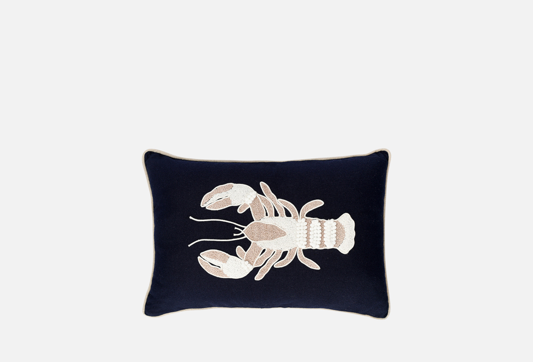 Изображение товара Подушка декоративная Tkano Navy lobster, Sea treasures, 30х45 см