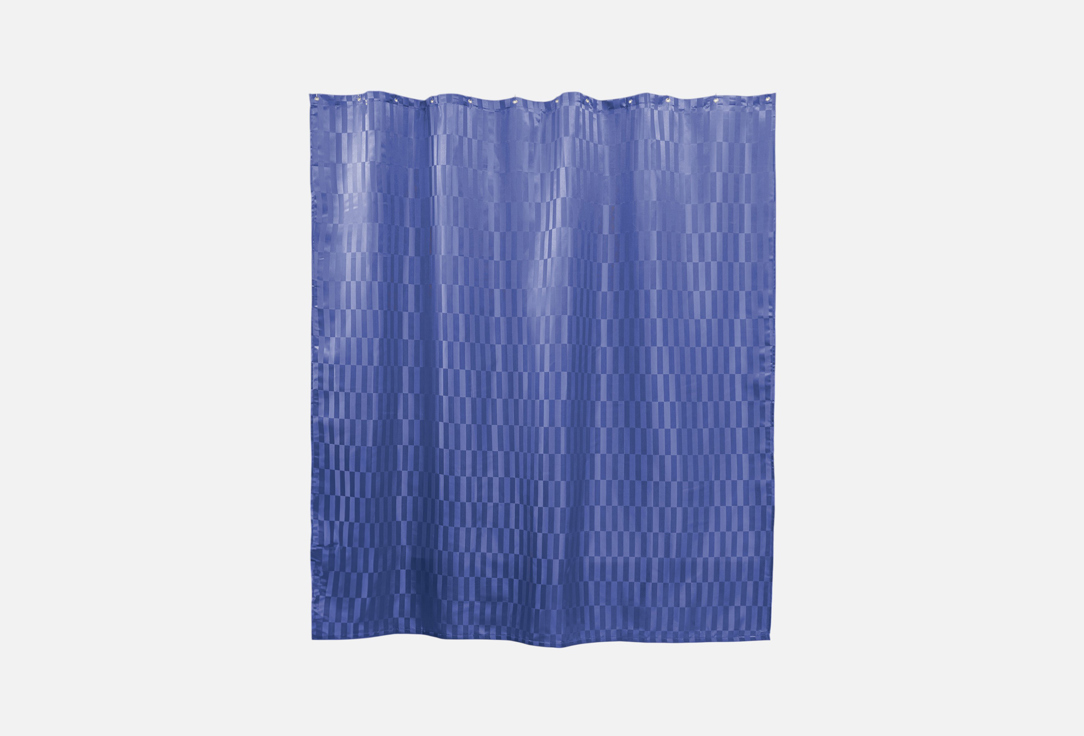 Изображение товара Занавеска для ванной Moroshka Terapy, тканевая, 180х200 см, синий