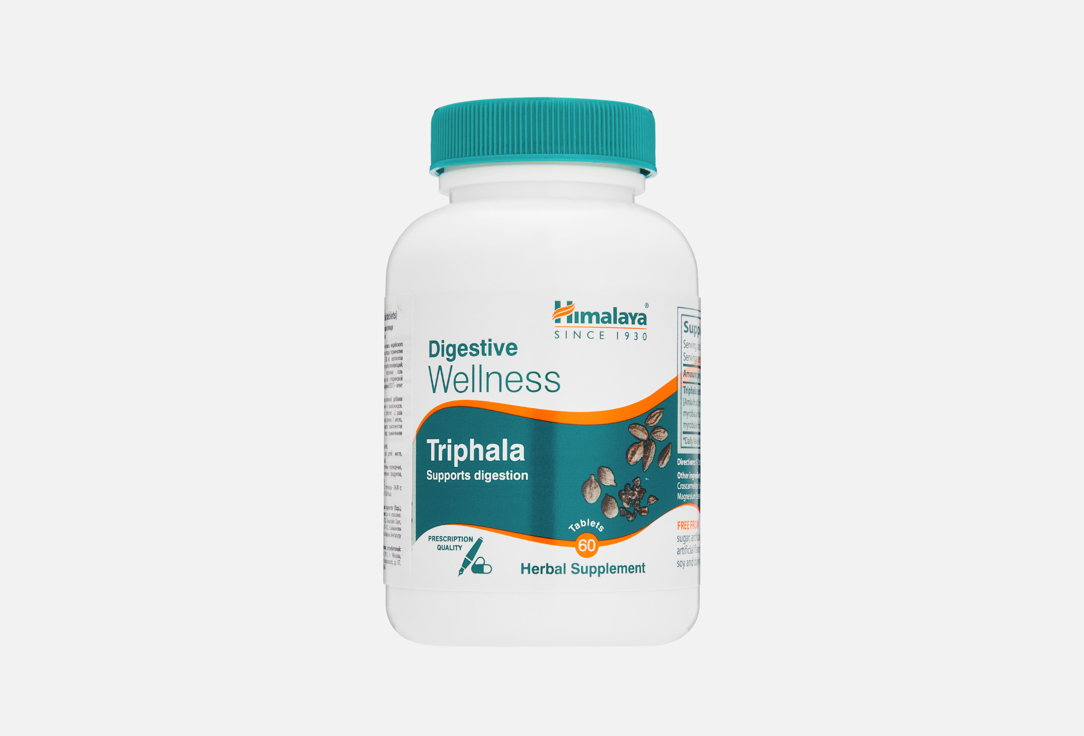 

БАД для поддержки пищеварения HIMALAYA WELLNESS, Экстракт Трифала в таблетках 60 шт