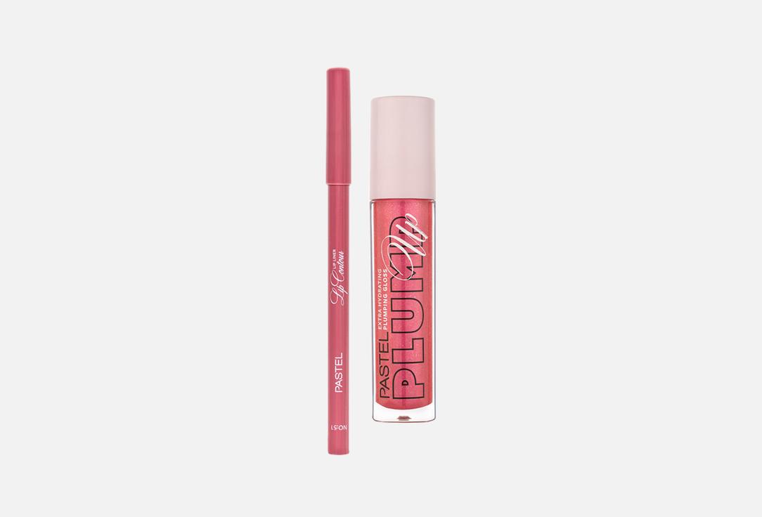 Plumping gloss pastel lip contour lip liner 2 шт 1321₽