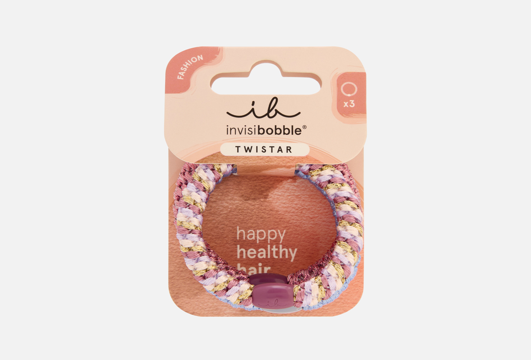 Изображение товара Набор резинок для волос Invisibobble TWISTAR Lavender Braids