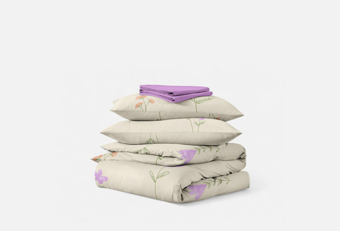 Изображение товара Комплект постельного белья Веселина Тоскана, бязь, наволочки 70х70, двуспальный евро