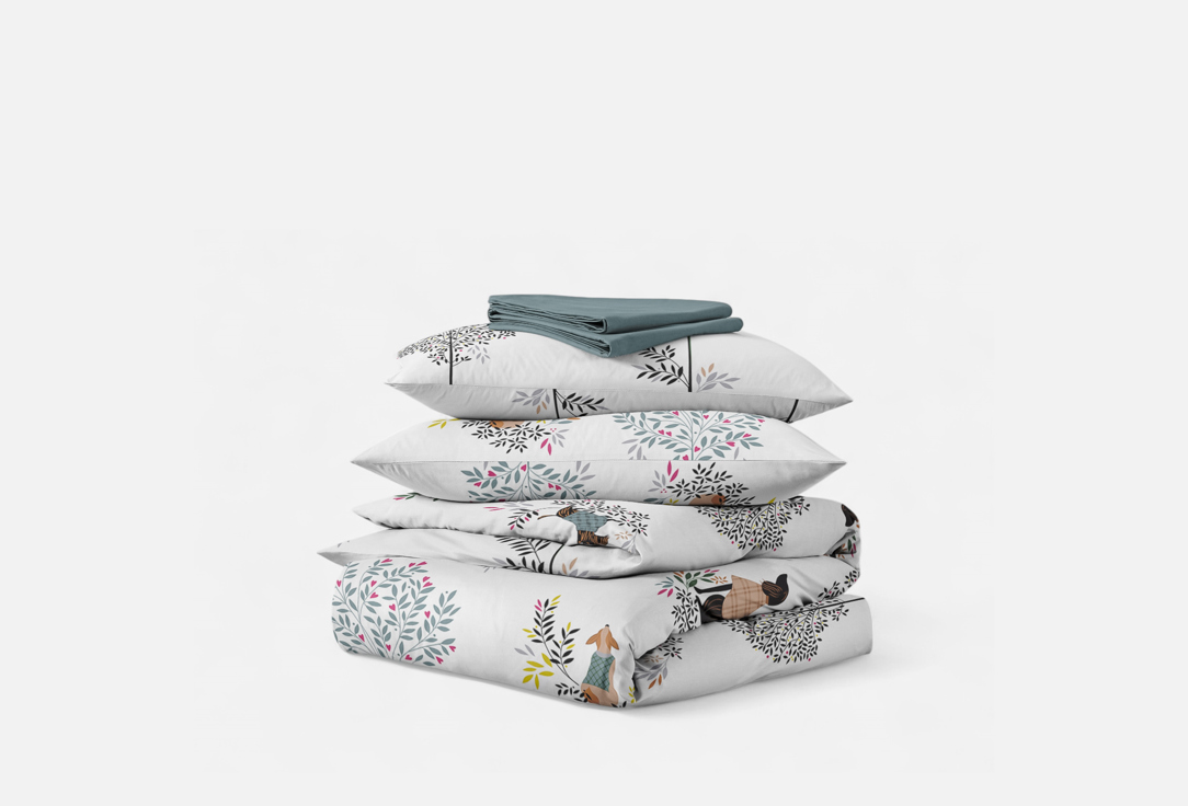 Изображение товара Комплект постельного белья Веселина Триппи 1.5 спальный бязь хлопок Россия