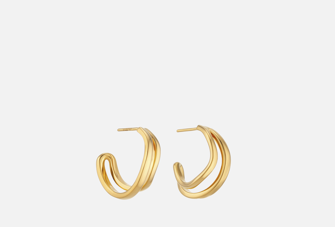 Изображение товара Серьги хулахупы серебряные The very thing LATINA