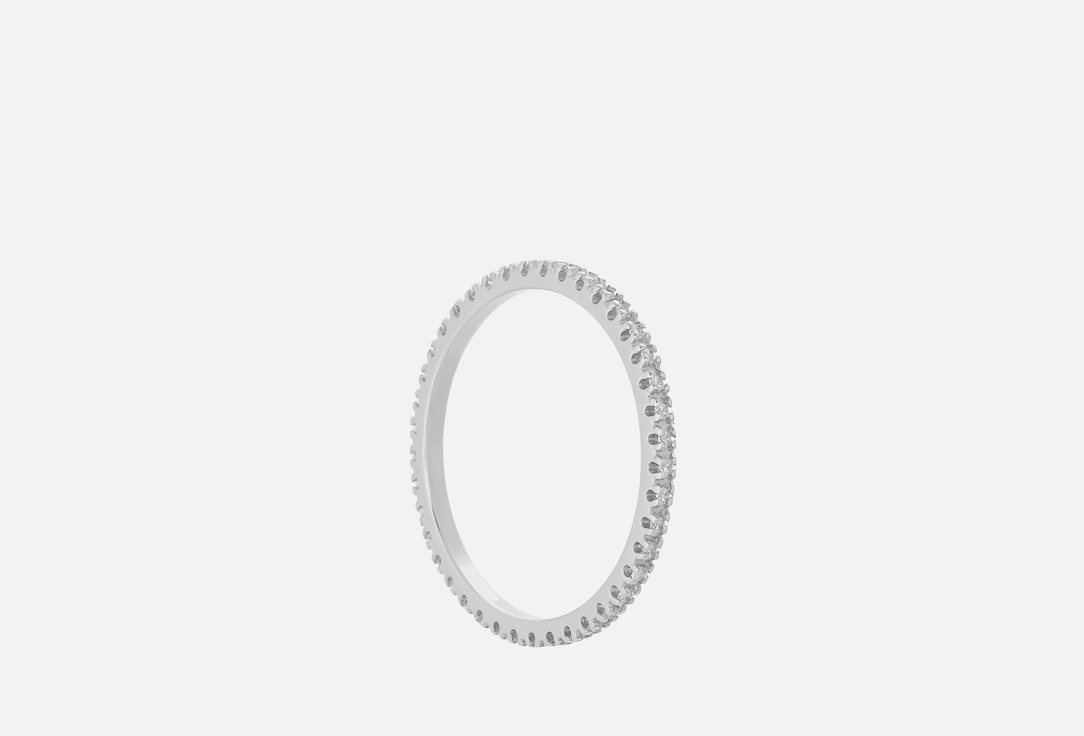 Изображение товара кольцо серебряное Sun Soul JWL с дорожкой из фианитов